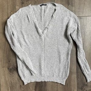 BRANDY MELVILLE grey knitted sweater